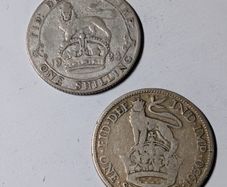 2 Shilling types UK