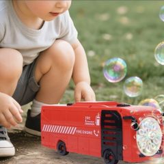 Fire engine bubble machine