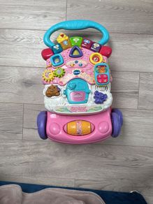 V tech pink baby walker
