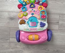V tech pink baby walker