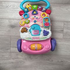 V tech pink baby walker