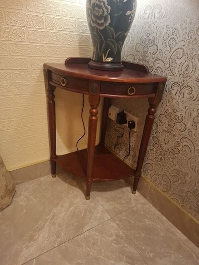 Mahogany corner unit