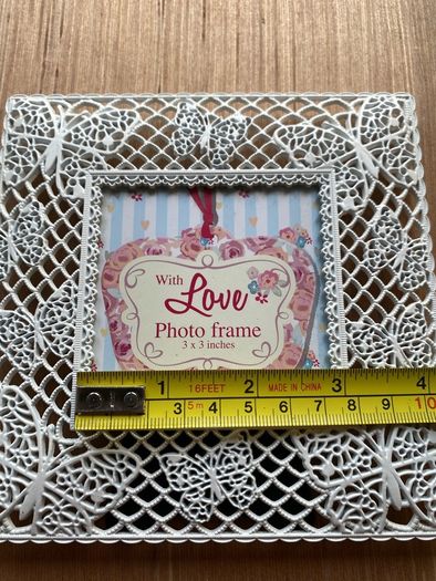 Small Metal Photo Frames (pair)