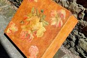 Vintage decoupage coffee table/storage