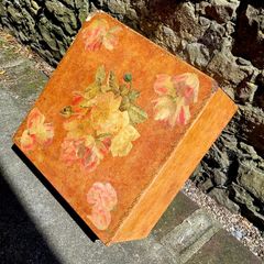 Vintage decoupage coffee table/storage