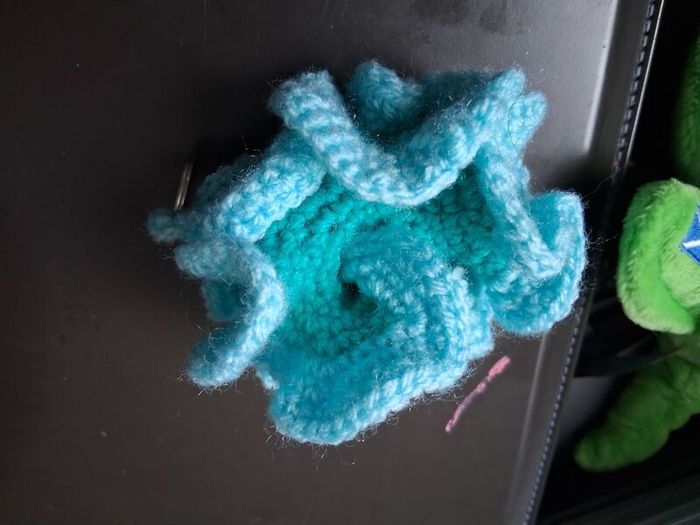 knitted fidget toy