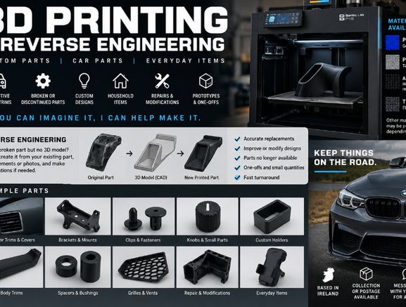 3D Printing/Reverse Engineering Service