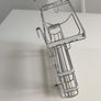 Kitchen roll, cling film, tin foil dispenser stainless steel Image 2