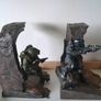 Halo 5 Guardians  Limited Collectors Edition Master Chief vs Spartan Locke Statue Image 4