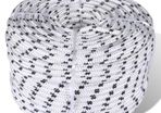Braided Boat Rope Polyester 10 mm 250 m White