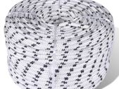 Braided Boat Rope Polyester 12 mm 250 m White