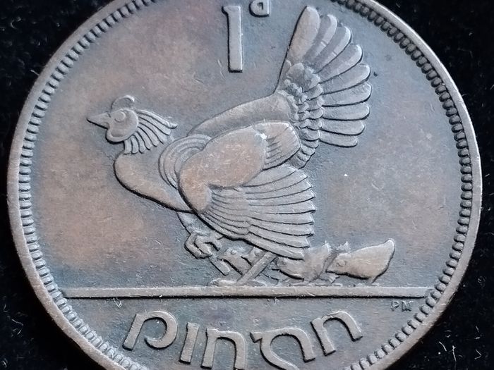 Ireland - 1940 - Penny - Hen - KM.11 - [2748]