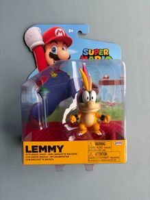 Jakks Pacific Super Mario Brothers Lemmy with Magic Wand -  4 inch Action Figure