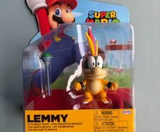 Jakks Pacific Super Mario Brothers Lemmy with Magic Wand -  4 inch Action Figure