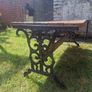 Heavy cast iron table Image 4