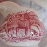 Royal Tudor Ironstone Red Sugar Bowl & Cream Jug Image 6