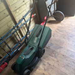 Bosch Battery operated lawnmower and strimmer