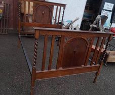 Antique Barley Twist Double Bed