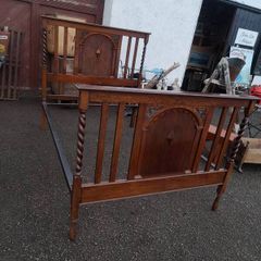 Antique Barley Twist Double Bed