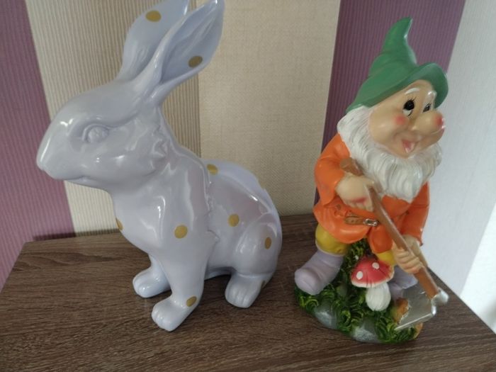 Purple Easter Rabbit Ornament