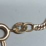 Vintage 18ct Gold Curb Bracelet 750 Hallmarked 18.5cm Image 4