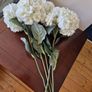 Laura Ashley vase with silk hydrangea's Image 3