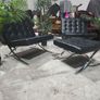 2xbarcelona chair+ 1footstool Image 2