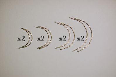 Curved Needles (Pack of 8)