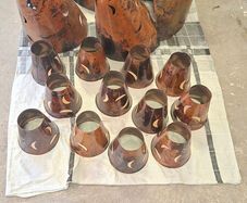 copper light fittings