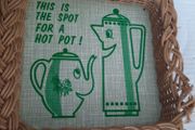Vintage tea pot stand