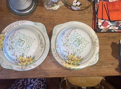 Art deco vegetable serving dishes