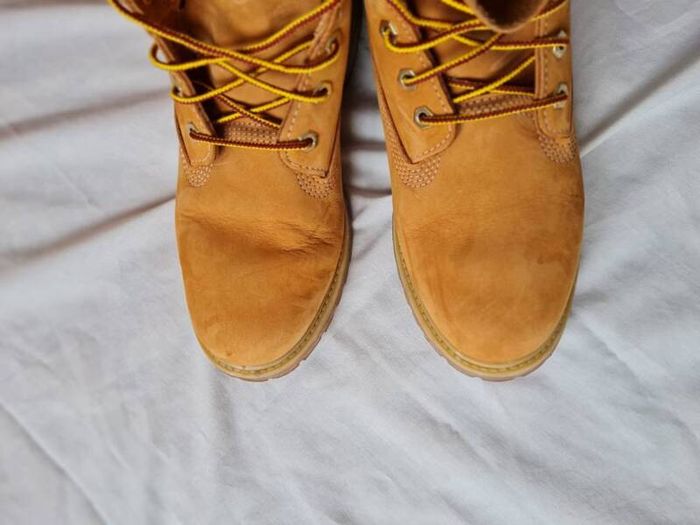 Timberland 4140 boots Size 6.5 eu 39.5 tan suade zero stains In excellent condition