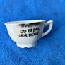 Miniature cup and plate- God bless our home Image 5