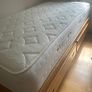 Bespoke Solid Wood Bed & Mattress for Sale Image 4