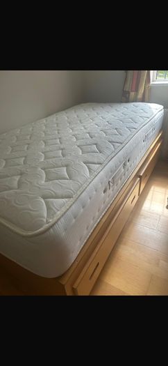 Bespoke Solid Wood Bed & Mattress for Sale