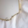 Vintage Art Deco  Mirror with Brass Studded Border Image 2