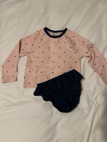 Baby girl swim set 12-24 m