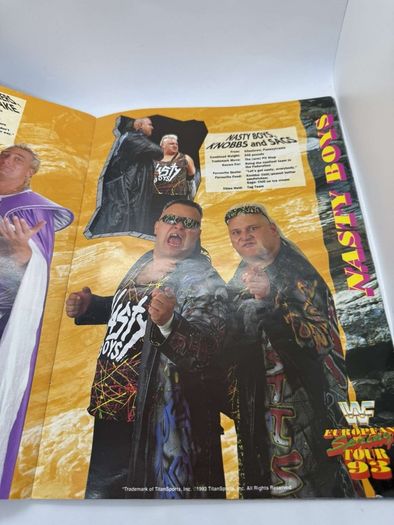 Wwe WWF European spring Tour 1993 Official souvenir Programme