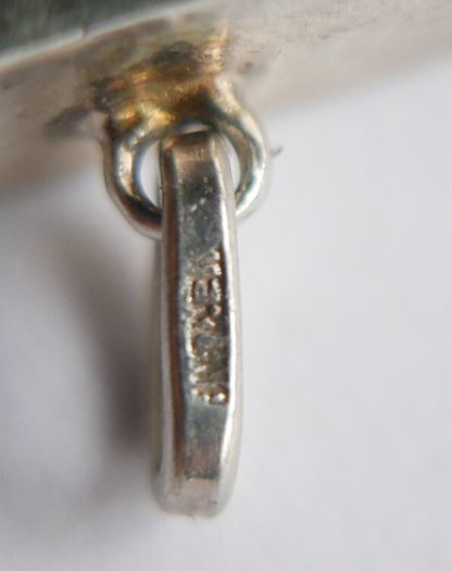 Vintage Sterling Silver Mounted Sharks Tooth Pendant