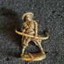 Miniature brass samurai figures ( 4 ) Image 8