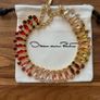 Oscar de la Renta Rainbow Crystal Necklace & Earrings Set Image 5