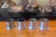 Silver Plated Salt Pots x4