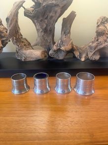 Silver Plated Salt Pots x4