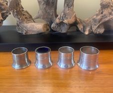 Silver Plated Salt Pots x4