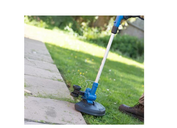 Hyundai 20V Cordless Grass Trimmer 30cm Cut, 2.0Ah Battery, Charger