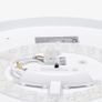 3 X Fabric Shade LED Ceiling Lights - 40cm Remote Controlled with Dimmer - Dark Green Image 7