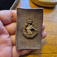 Vintage Military Bi-Metal Royal Army Dental Corps Officers Badge