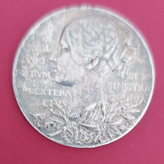 Queen Victoria 1837-1897 Silver Jubilee Medal