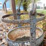 Victorian Cast Iron Cauldron 1800s Flower Pot Image 7