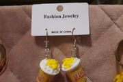 funky popcorn earrings